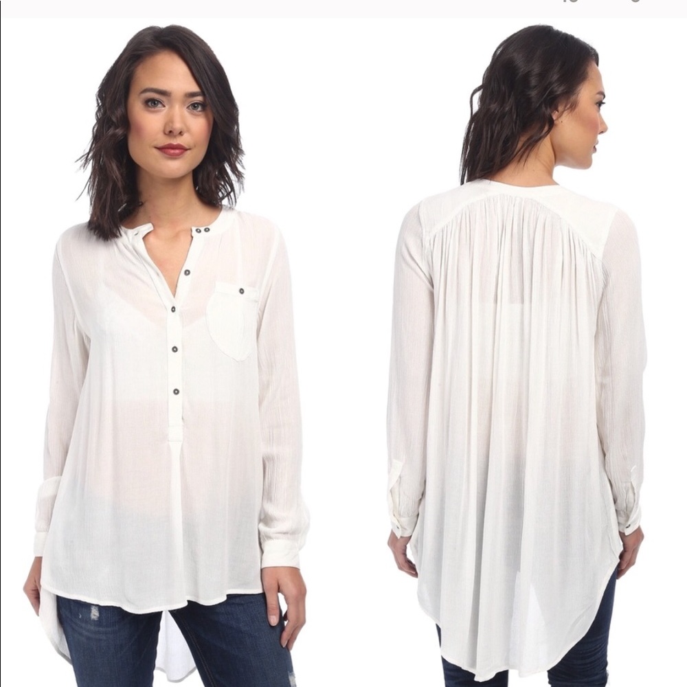 Free People Boyfriend Button Down